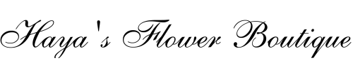 Haya's Flower Boutique Logo